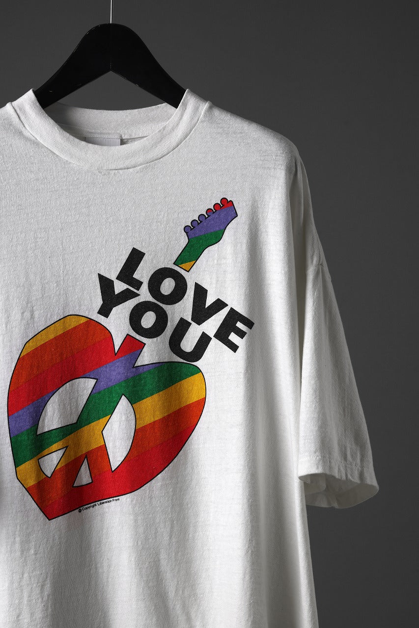 画像をギャラリービューアに読み込む, READYMADE S/S LOVE YOU T-SHIRT (WHITE)