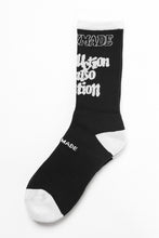 Load image into Gallery viewer, READYMADE &quot;destruction is also creation&quot; SOCKS (BLACK)