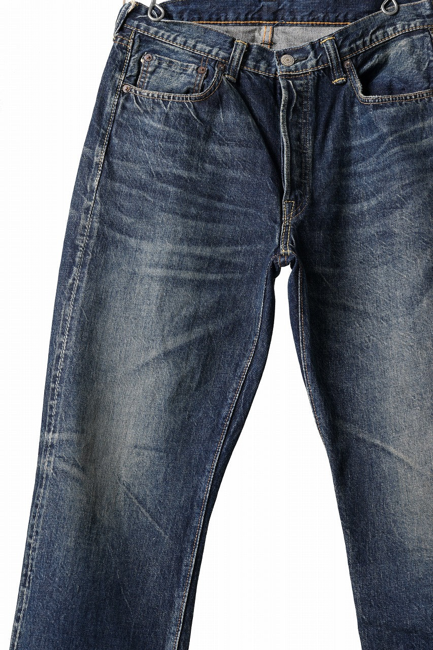 FULLCOUNT x LOOM exclusive "Old Dude" Straight Denim Pants / 13.7oz Zimbabwe Selvedge Denim (INDIGO BLUE)