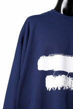 画像をギャラリービューアに読み込む, Y-3 Yohji Yamamoto GRAPHIC SWEAT CREW (DARK BLUE)