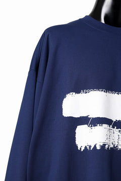 画像をギャラリービューアに読み込む, Y-3 Yohji Yamamoto GRAPHIC SWEAT CREW (DARK BLUE)