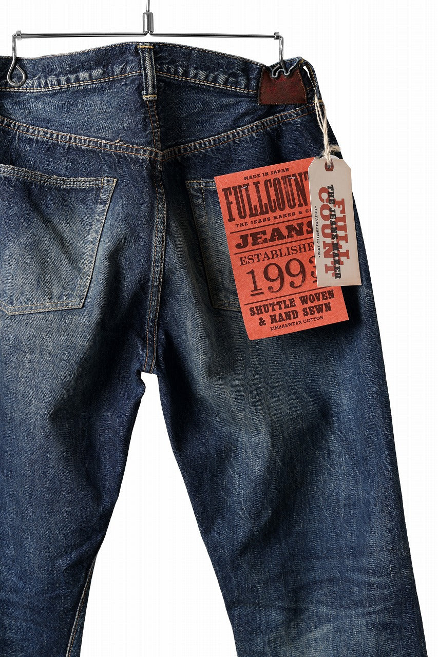 FULLCOUNT x LOOM exclusive "Old Dude" Straight Denim Pants / 13.7oz Zimbabwe Selvedge Denim (INDIGO BLUE)