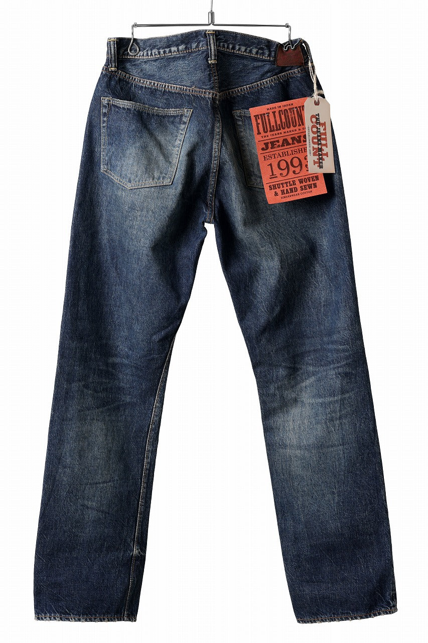 FULLCOUNT x LOOM exclusive "Old Dude" Straight Denim Pants / 13.7oz Zimbabwe Selvedge Denim (INDIGO BLUE)