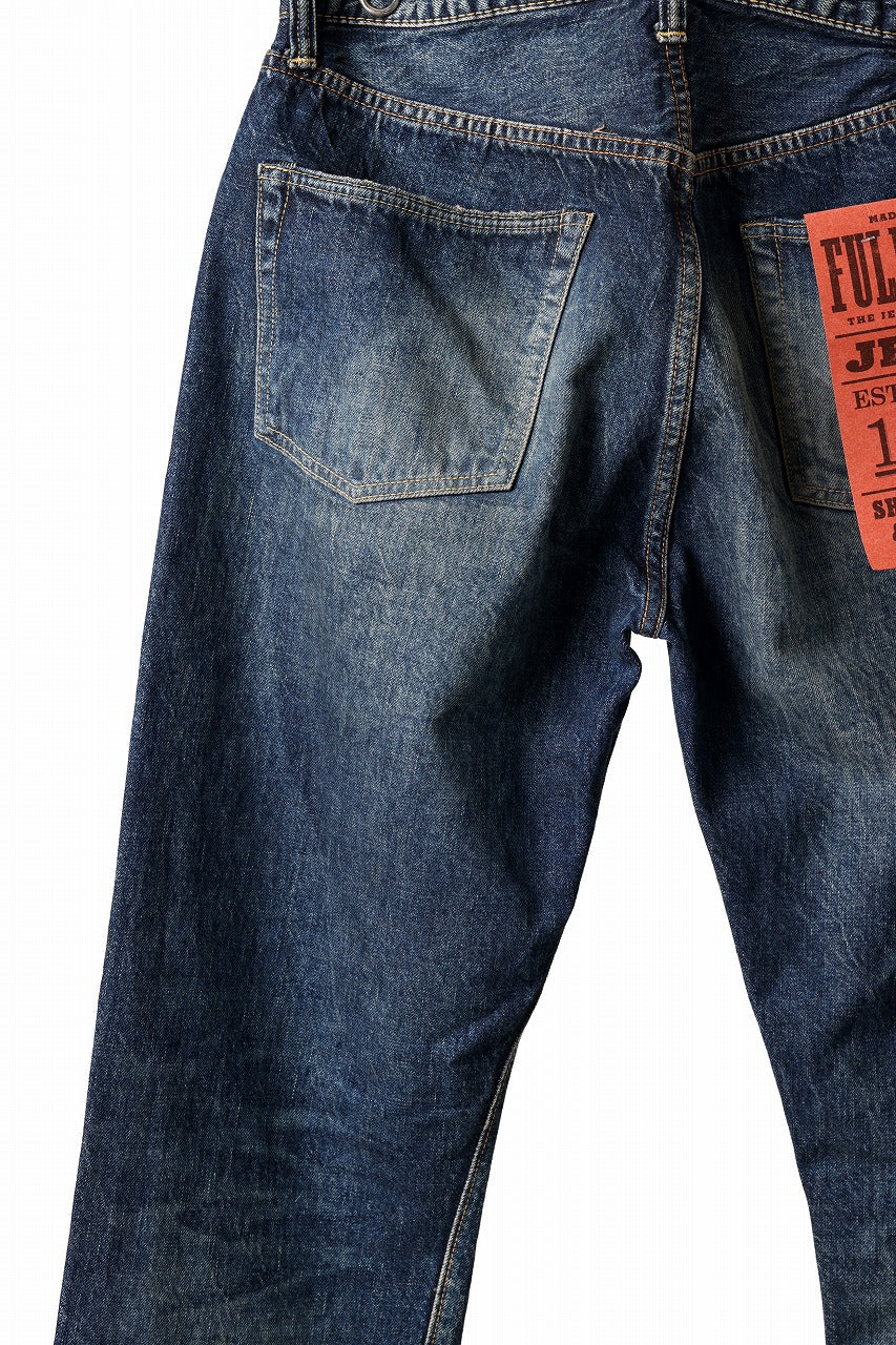 FULLCOUNT x LOOM exclusive "Old Dude" Straight Denim Pants / 13.7oz Zimbabwe Selvedge Denim (INDIGO BLUE)