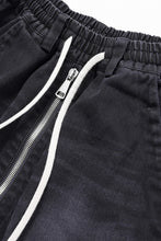 画像をギャラリービューアに読み込む, A.F ARTEFACT TUCK SHORTS / FADED DENIM (BLACK)
