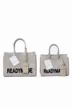 Load image into Gallery viewer, READYMADE SHOPPING BAG 30 LOGO (WHITE)