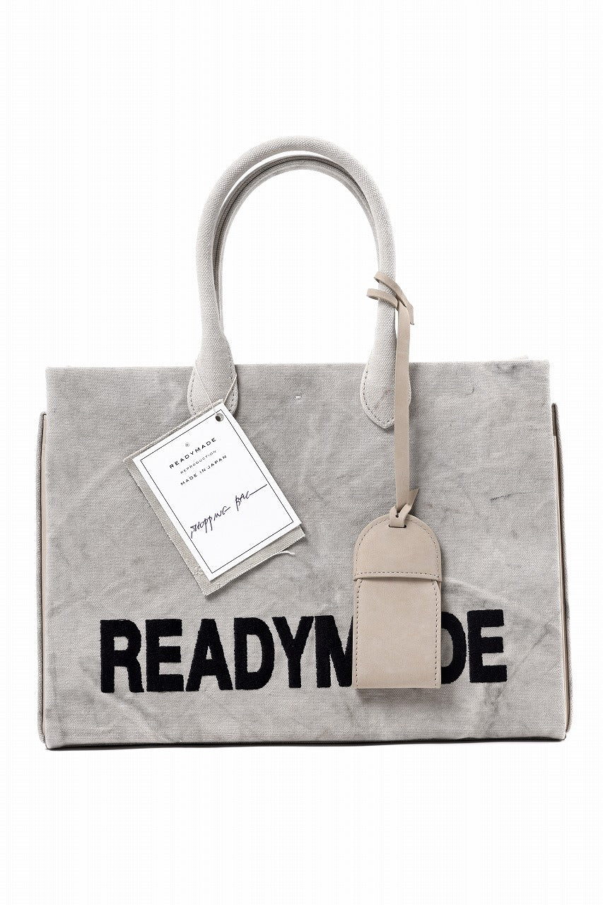 READYMADE SHOPPING BAG 35 LOGO (WHITE)