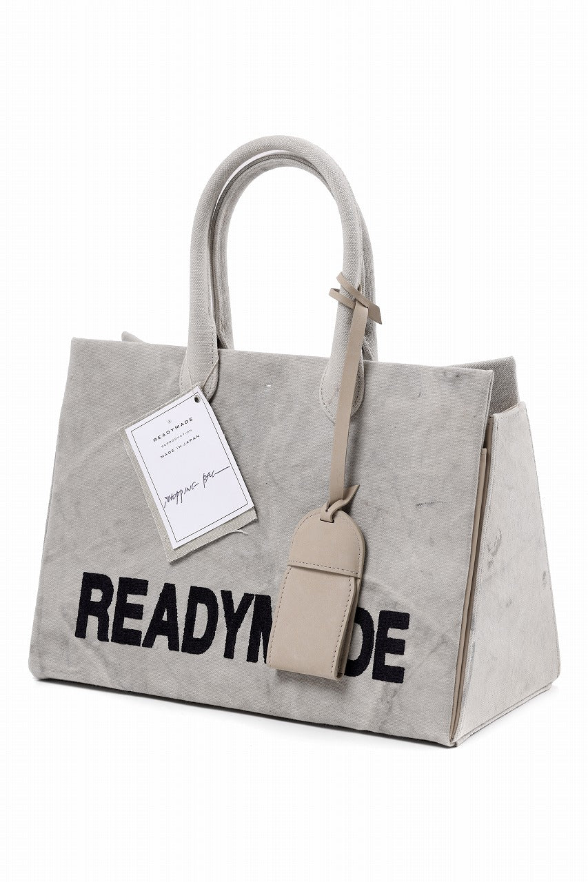 READYMADE SHOPPING BAG 35 LOGO (WHITE)