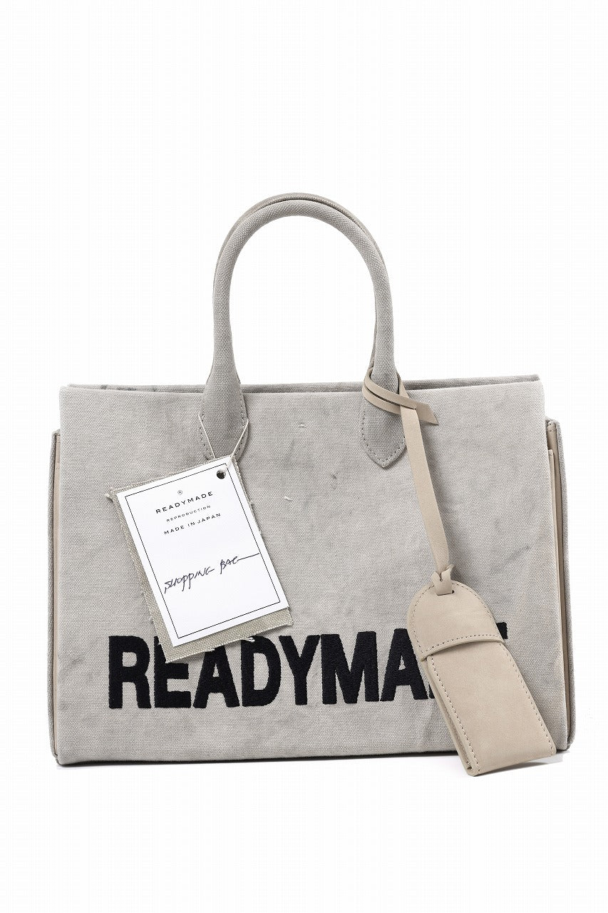 Load image into Gallery viewer, READYMADE SHOPPING BAG 30 LOGO (WHITE)