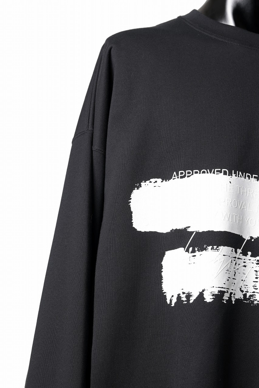 Y-3 Yohji Yamamoto GRAPHIC SWEAT CREW (BLACK)