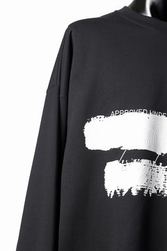 画像をギャラリービューアに読み込む, Y-3 Yohji Yamamoto GRAPHIC SWEAT CREW (BLACK)