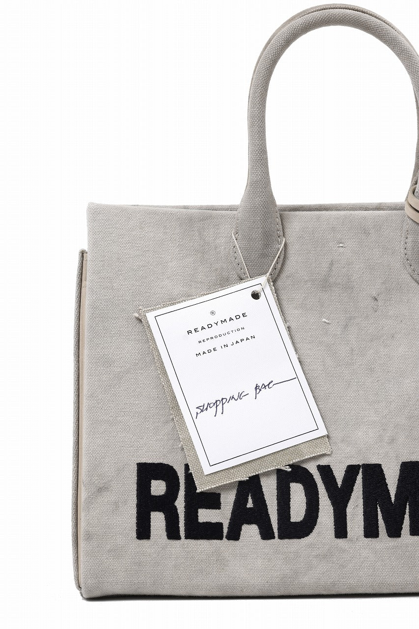 READYMADE SHOPPING BAG 30 LOGO (WHITE)