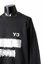 画像をギャラリービューアに読み込む, Y-3 Yohji Yamamoto GRAPHIC SWEAT CREW (BLACK)