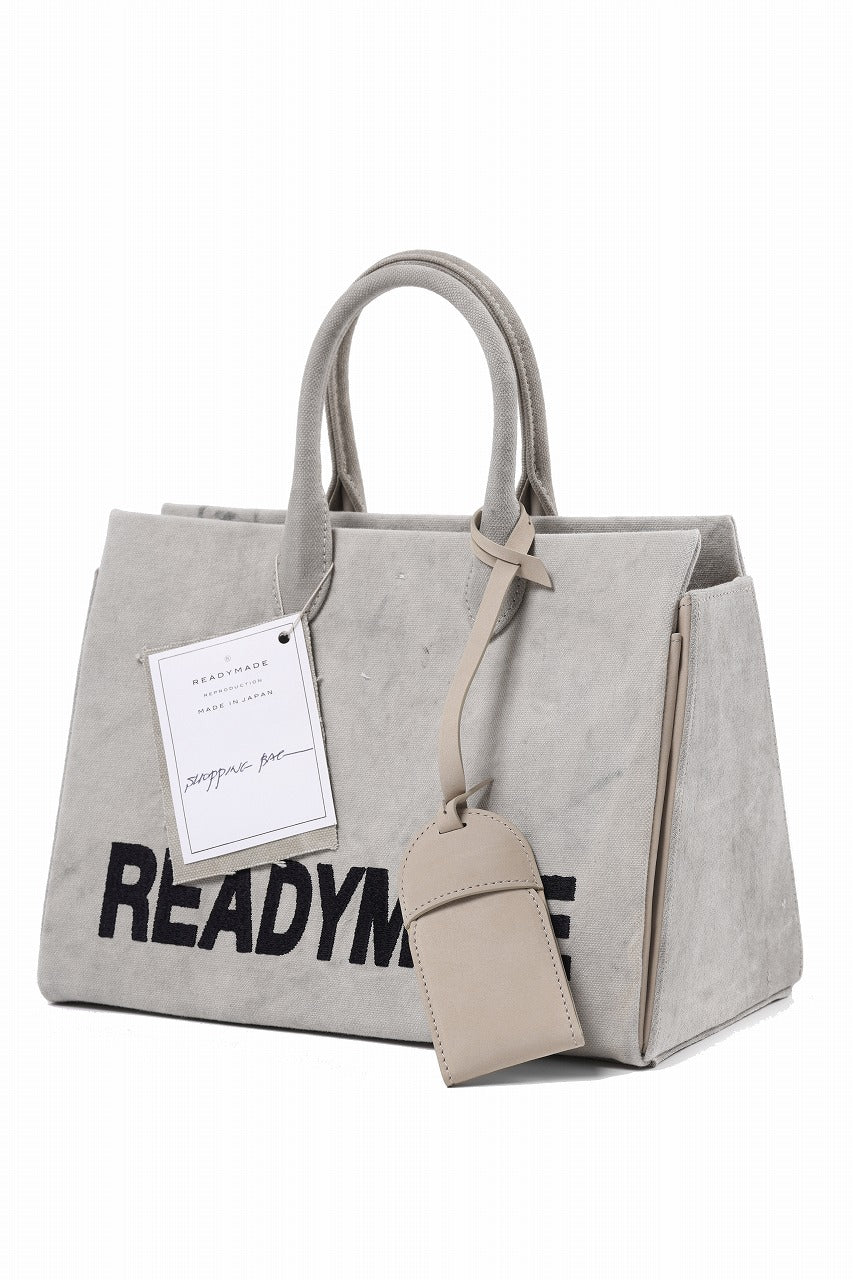 READYMADE SHOPPING BAG 30 LOGO (WHITE)