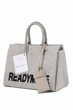 Load image into Gallery viewer, READYMADE SHOPPING BAG 30 LOGO (WHITE)