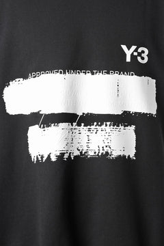 画像をギャラリービューアに読み込む, Y-3 Yohji Yamamoto GRAPHIC SWEAT CREW (BLACK)