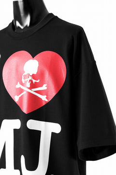 Load image into Gallery viewer, mastermind JAPAN I♡MJ TEE / BOXY FIT (BLACK)