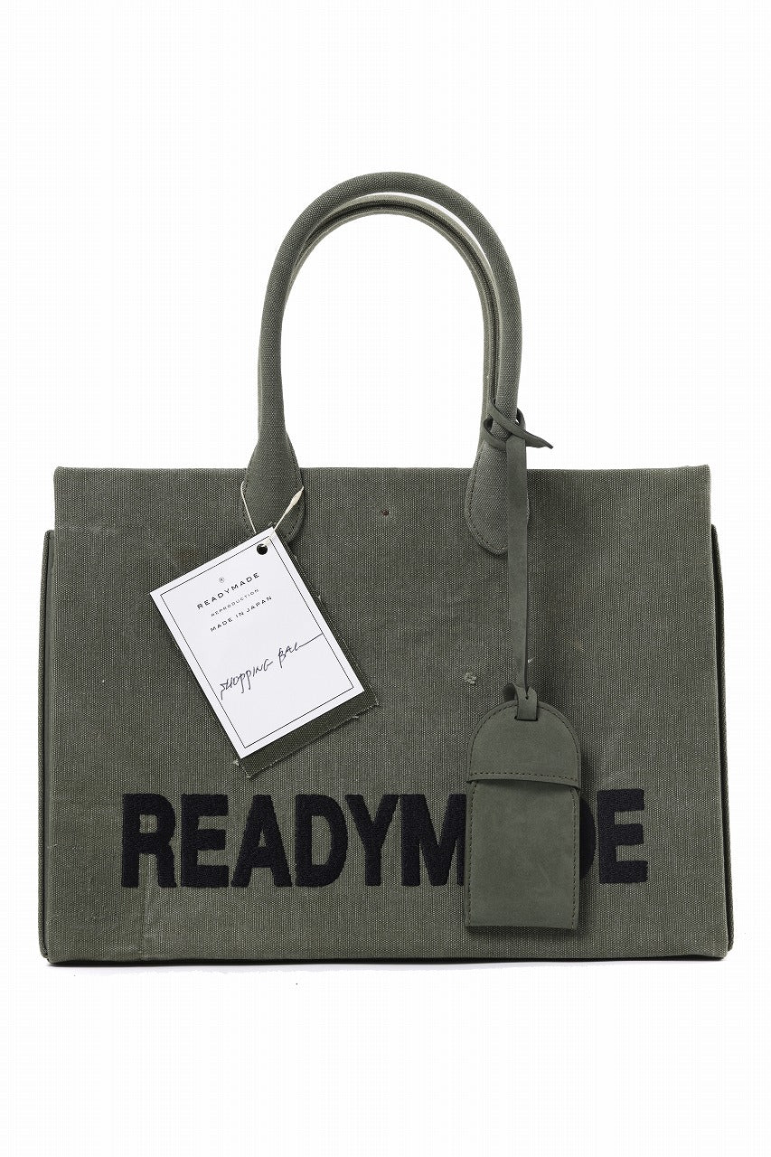 READYMADE SHOPPING BAG 35 LOGO (KHAKI)