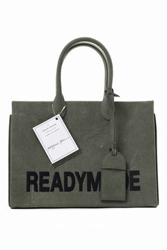 Load image into Gallery viewer, READYMADE SHOPPING BAG 35 LOGO (KHAKI)