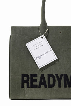 Load image into Gallery viewer, READYMADE SHOPPING BAG 35 LOGO (KHAKI)