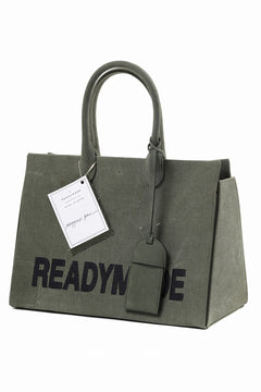 Load image into Gallery viewer, READYMADE SHOPPING BAG 35 LOGO (KHAKI)