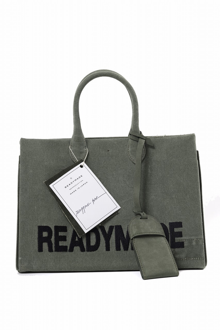 READYMADE SHOPPING BAG 30 LOGO (KHAKI)