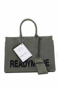 Load image into Gallery viewer, READYMADE SHOPPING BAG 30 LOGO (KHAKI)