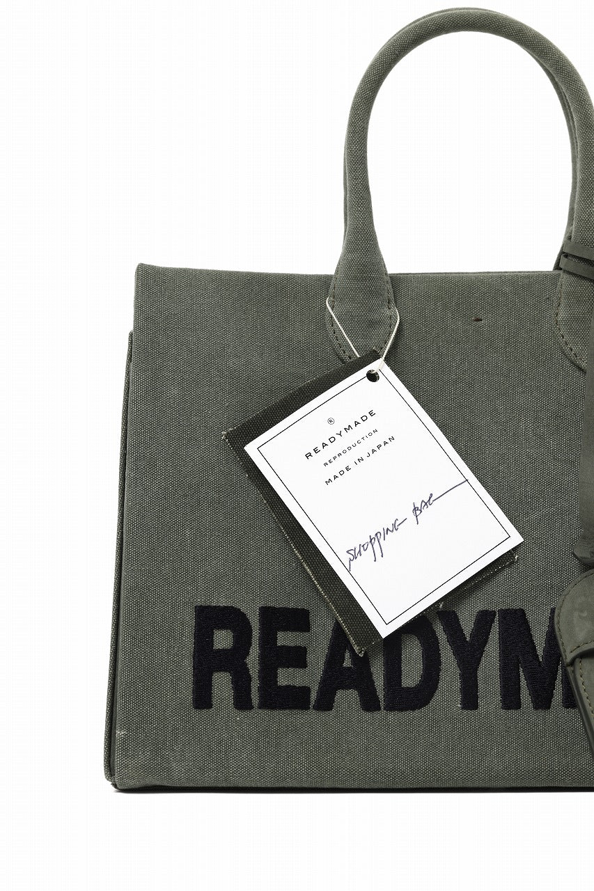 画像をギャラリービューアに読み込む, READYMADE SHOPPING BAG 30 LOGO (KHAKI)