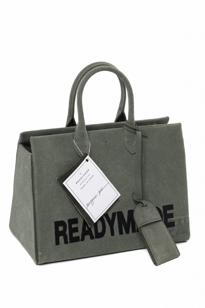 Load image into Gallery viewer, READYMADE SHOPPING BAG 30 LOGO (KHAKI)