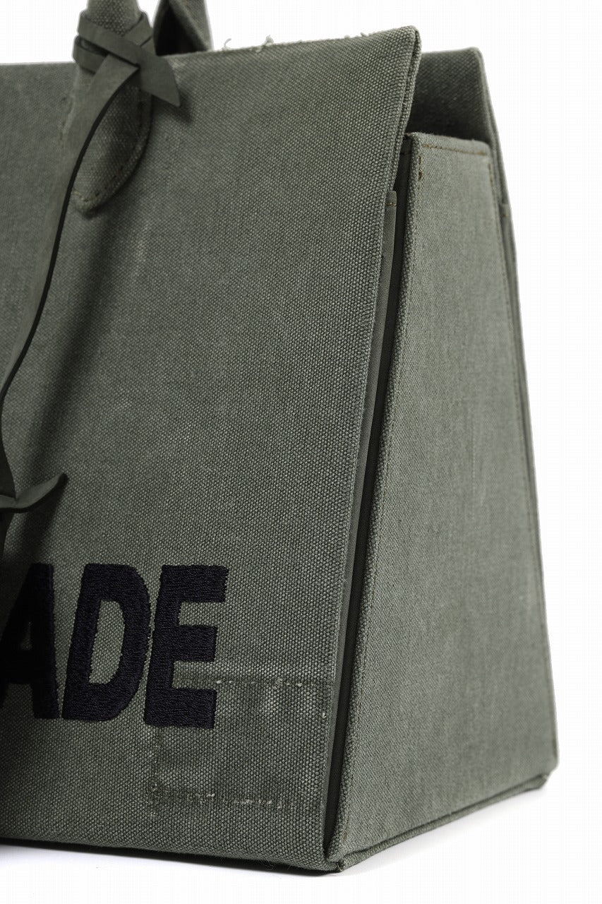 READYMADE SHOPPING BAG 30 LOGO (KHAKI)