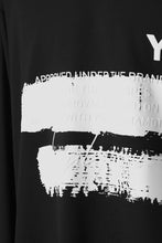 Load image into Gallery viewer, Y-3 Yohji Yamamoto GRAPHIC LOGO LONG SLEEVE TEE (BLACK)