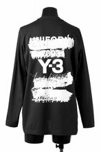 画像をギャラリービューアに読み込む, Y-3 Yohji Yamamoto GRAPHIC LONG SLEEVE TEE (BLACK)