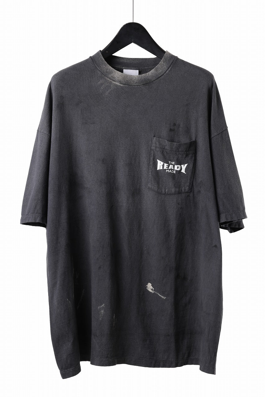 READYMADE S/S POCKET T-SHIRT (BLACK)