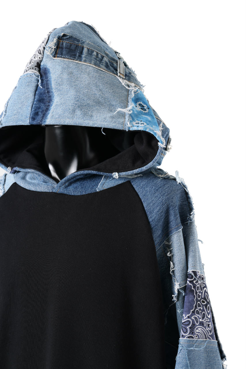 Load image into Gallery viewer, MASSIMO SABBADIN exclusive HOODY wt. LEVI&#39;S PATCH DETAIL (INDIGO #A)