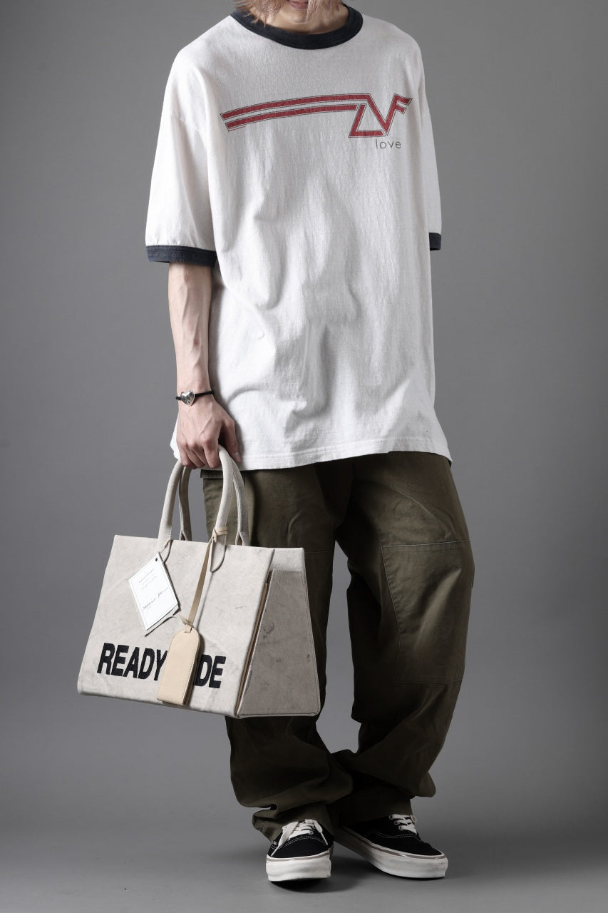 READYMADE S/S RINGER T-SHIRT (WHITE)