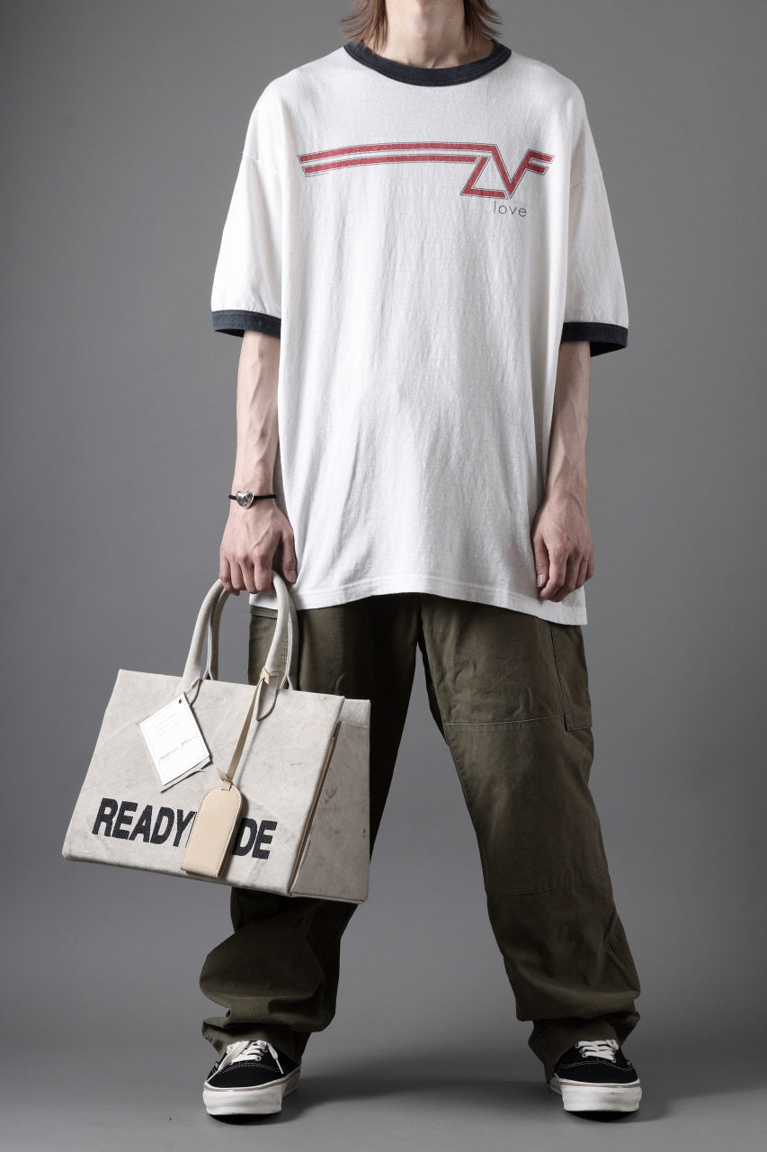 READYMADE S/S RINGER T-SHIRT (WHITE)