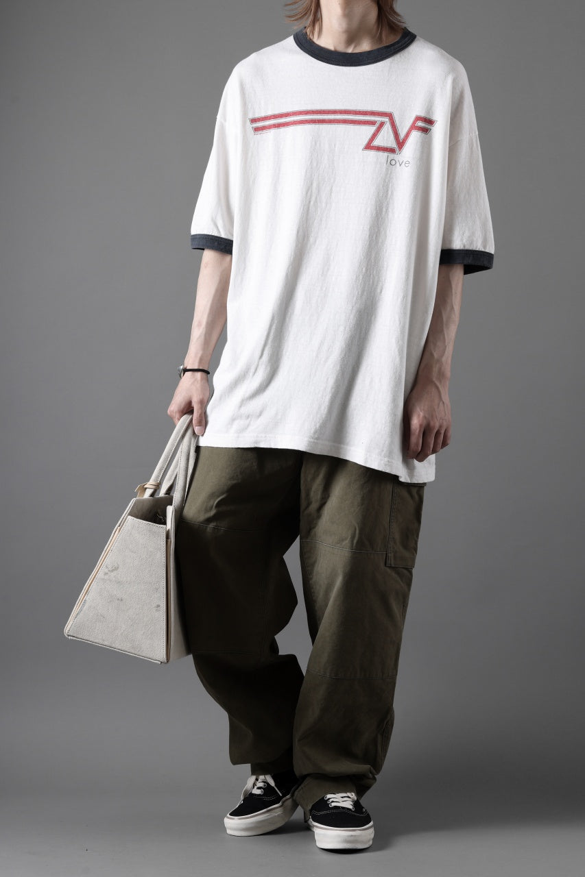 READYMADE S/S RINGER T-SHIRT (WHITE)