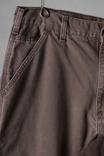 画像をギャラリービューアに読み込む, CHANGES x LOOM exclusive REMAKE REGULAR FIT CARPENTER PANTS / VINTAGE DUCK FABRIC (STONE WASHED) (BROWN #C)