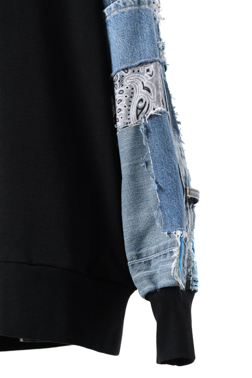 Load image into Gallery viewer, MASSIMO SABBADIN exclusive HOODY wt. LEVI&#39;S PATCH DETAIL (INDIGO #B)