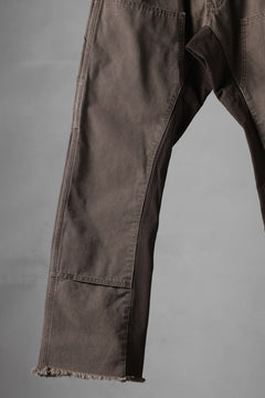 画像をギャラリービューアに読み込む, CHANGES x LOOM exclusive REMAKE REGULAR FIT CARPENTER PANTS / VINTAGE DUCK FABRIC (STONE WASHED) (BROWN #E)