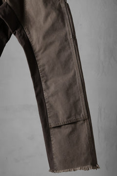 画像をギャラリービューアに読み込む, CHANGES x LOOM exclusive REMAKE REGULAR FIT CARPENTER PANTS / VINTAGE DUCK FABRIC (STONE WASHED) (BROWN #E)