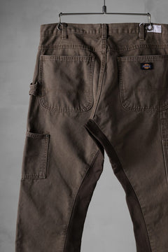 画像をギャラリービューアに読み込む, CHANGES x LOOM exclusive REMAKE REGULAR FIT CARPENTER PANTS / VINTAGE DUCK FABRIC (STONE WASHED) (BROWN #E)