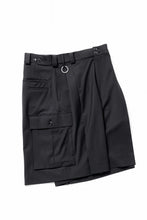 画像をギャラリービューアに読み込む, th products Wide Cargo Shorts / 2 way stretch w/p tropical (black)