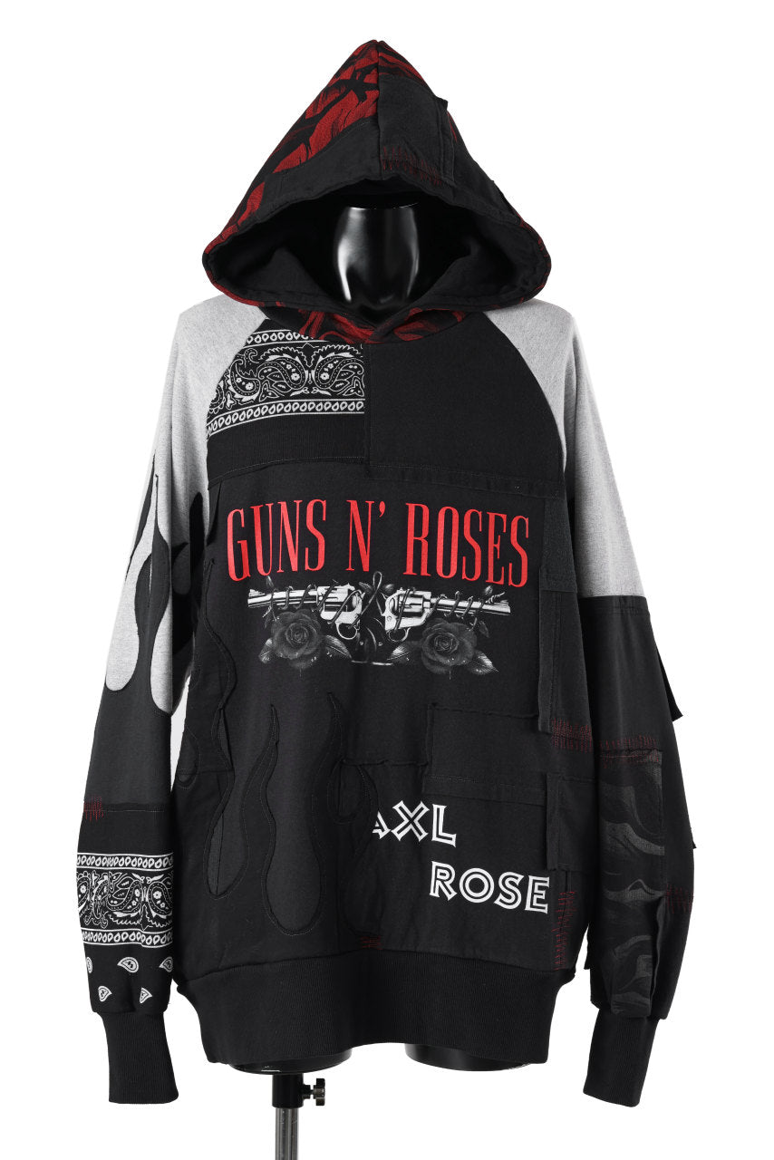 MASSIMO SABBADIN exclusive HOODY wt. PATCH STYLE DETAIL (MIX ROSE 