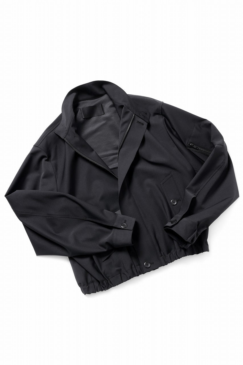 TARO HORIUCHI / th products Harrington Jacket / 2 way stretch w/p tropical (black)