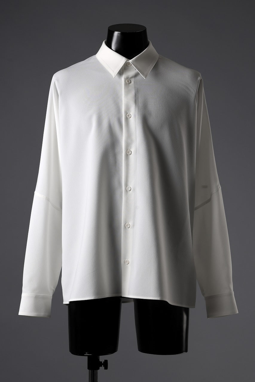 D-VEC QD LINEN LIKE PL L/S SHIRT (WHITE)