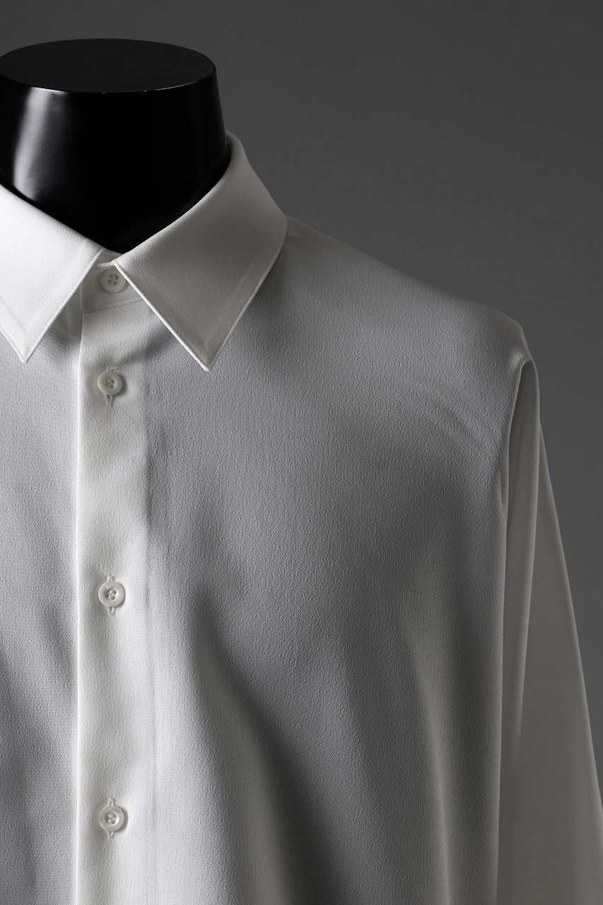 D-VEC QD LINEN LIKE PL L/S SHIRT (WHITE)