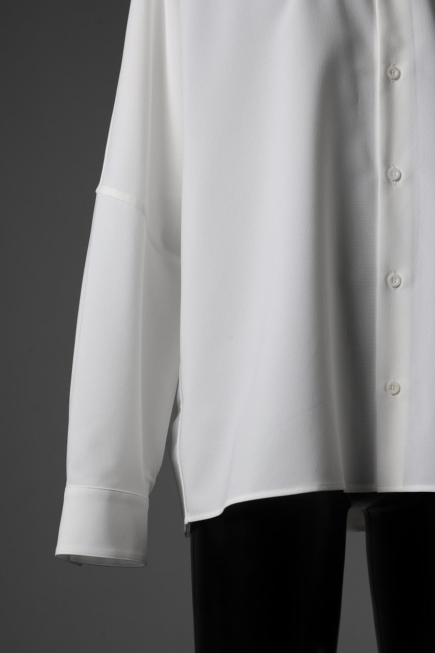 D-VEC QD LINEN LIKE PL L/S SHIRT (WHITE)