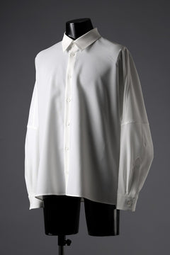 画像をギャラリービューアに読み込む, D-VEC QD LINEN LIKE PL L/S SHIRT (WHITE)