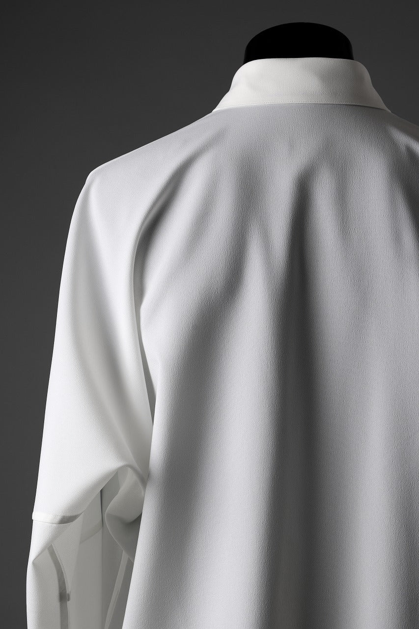 D-VEC QD LINEN LIKE PL L/S SHIRT (WHITE)